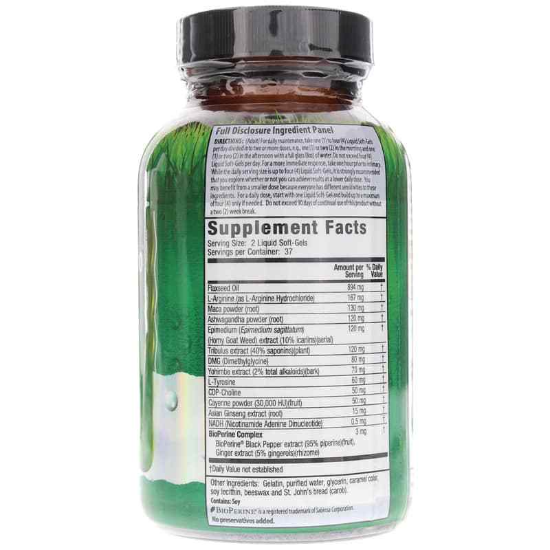 Steel-Libido for Men, 75 Liquid Softgels, by Irwin Naturals, image #2