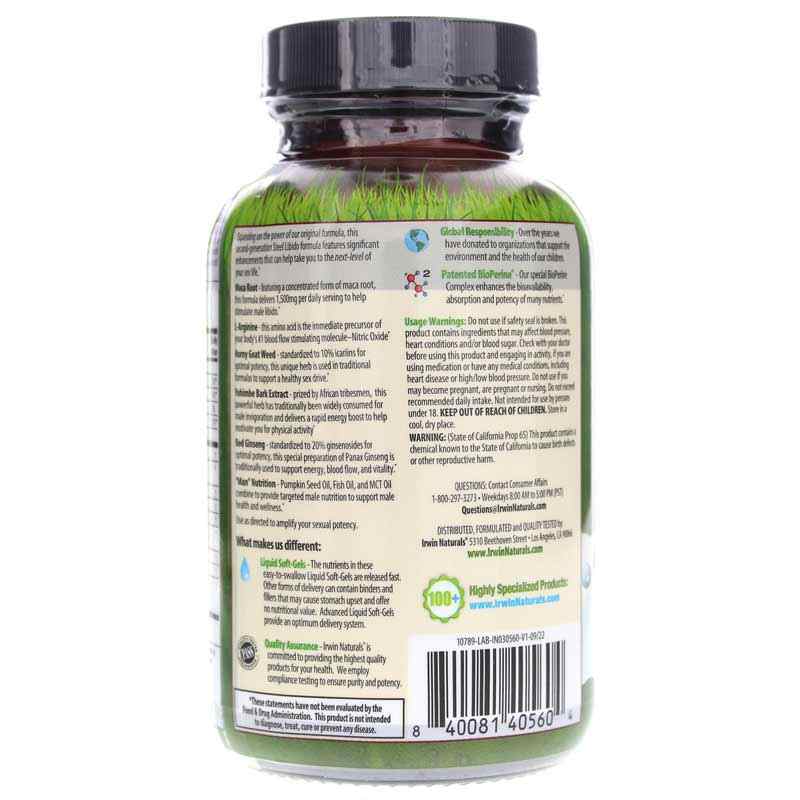 Steel-Libido X2, by Irwin Naturals, image #3