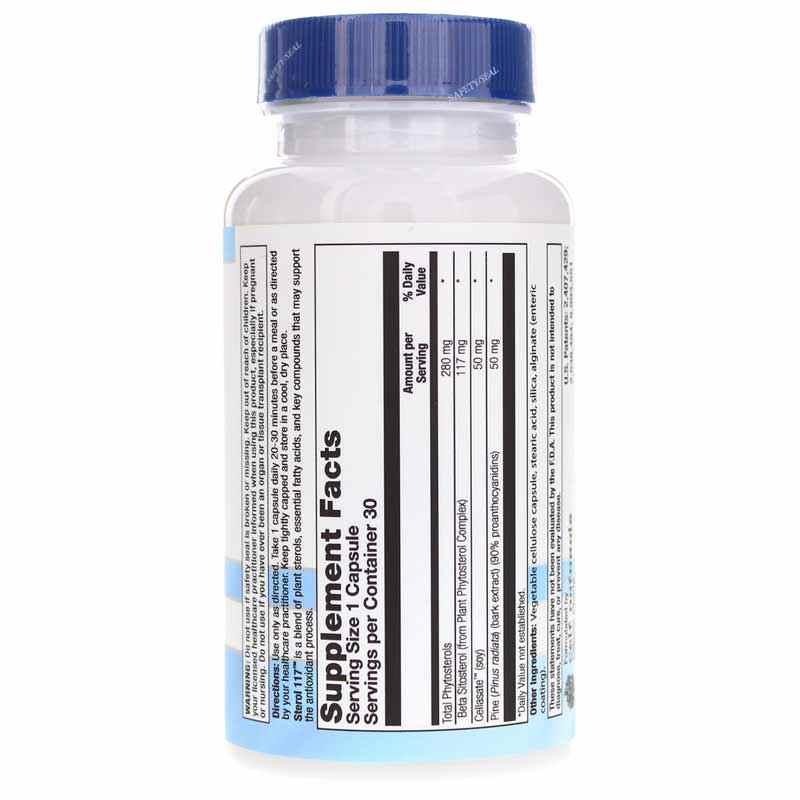 Sterol 117, 30 Enteric Coated Veg Capsules, by Nutra Biogenesis, image #2