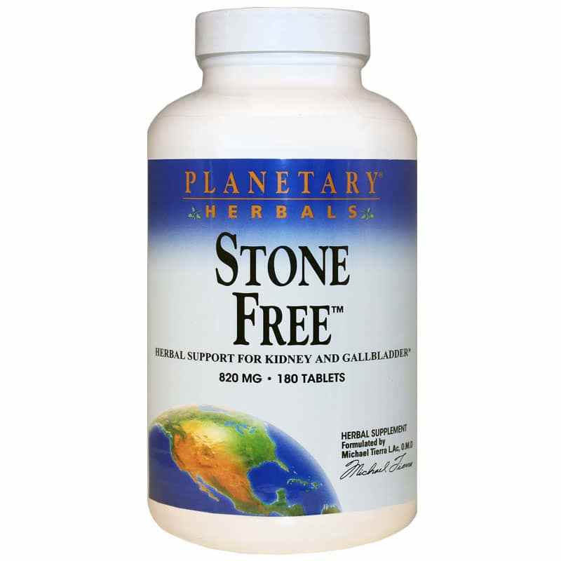 Stone Free 820 Mg, 180 Tablets, by Planetary Herbals