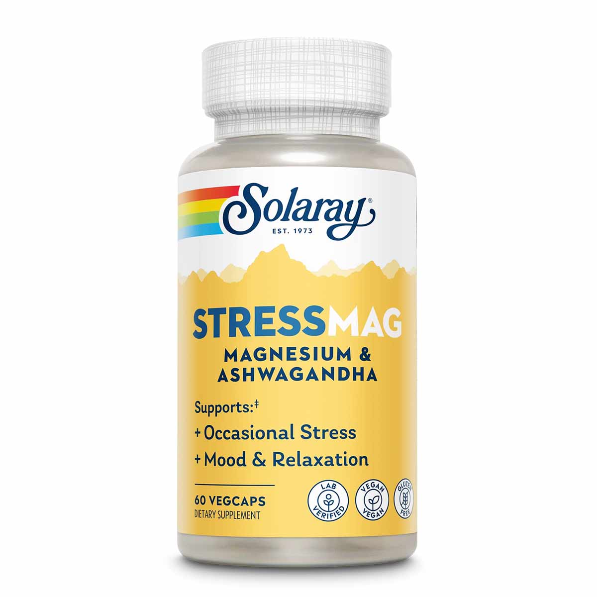 Stress Mag - Magensium & Ashwagandha, by Solaray