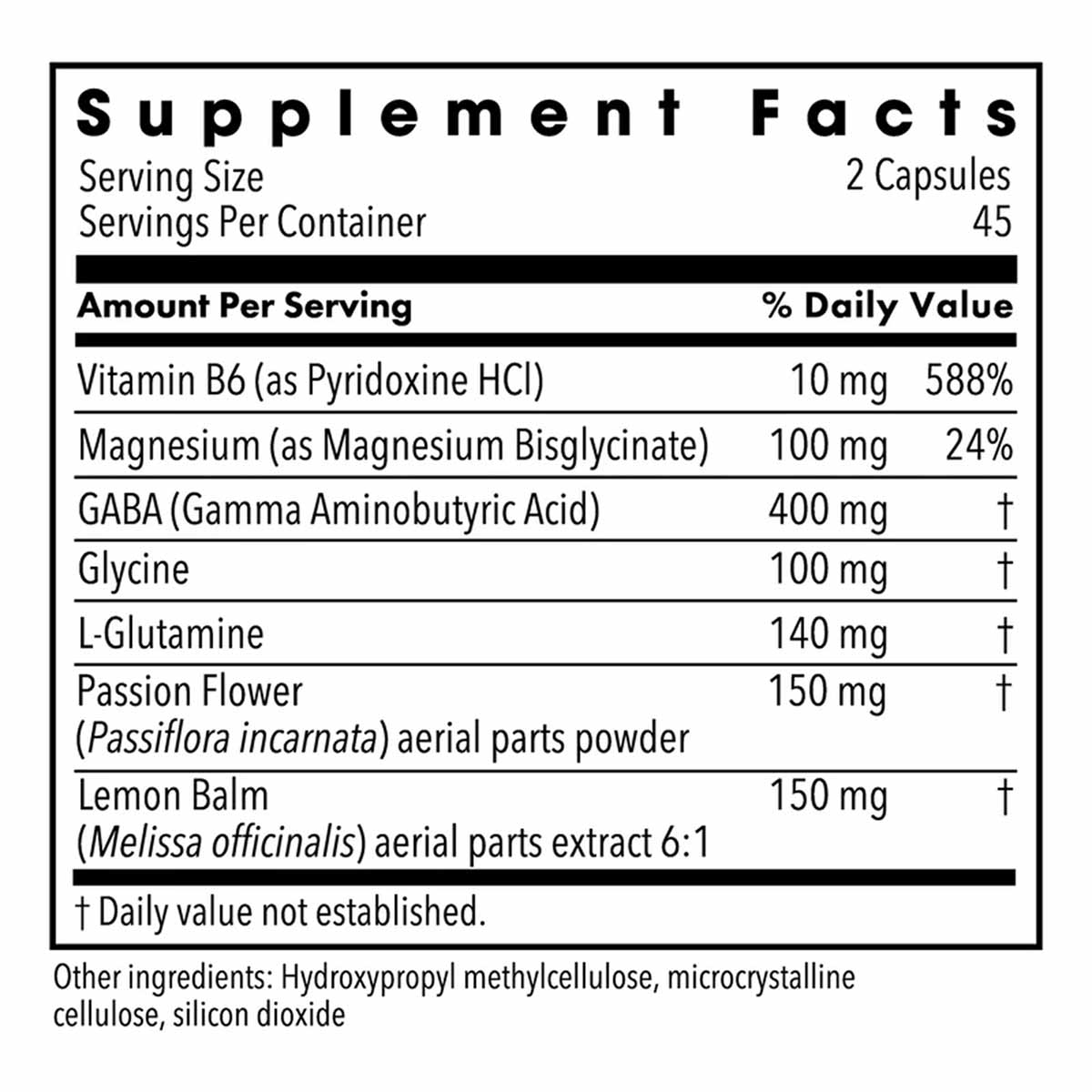 Stress Maintenance GABA and Botanical Blend, 90 Capsules, by Allergy Research Group