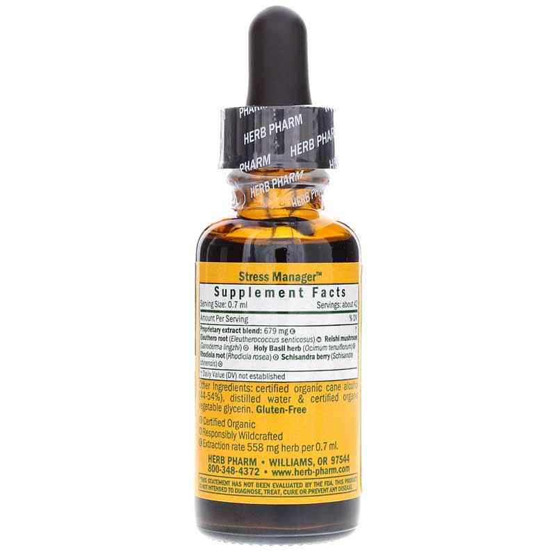 Stress Manager, 1 Oz, by Herb Pharm, image #2