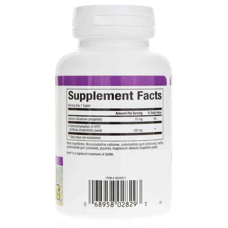 Stress-Relax 5-HTP 100 Mg, 60 Caplets, by Natural Factors, image #2