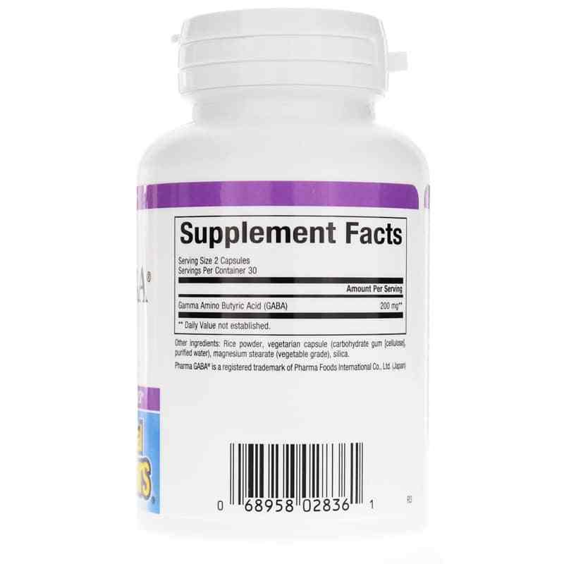 Stress-Relax Pharma GABA 100 Mg Capsules, by Natural Factors, image #2