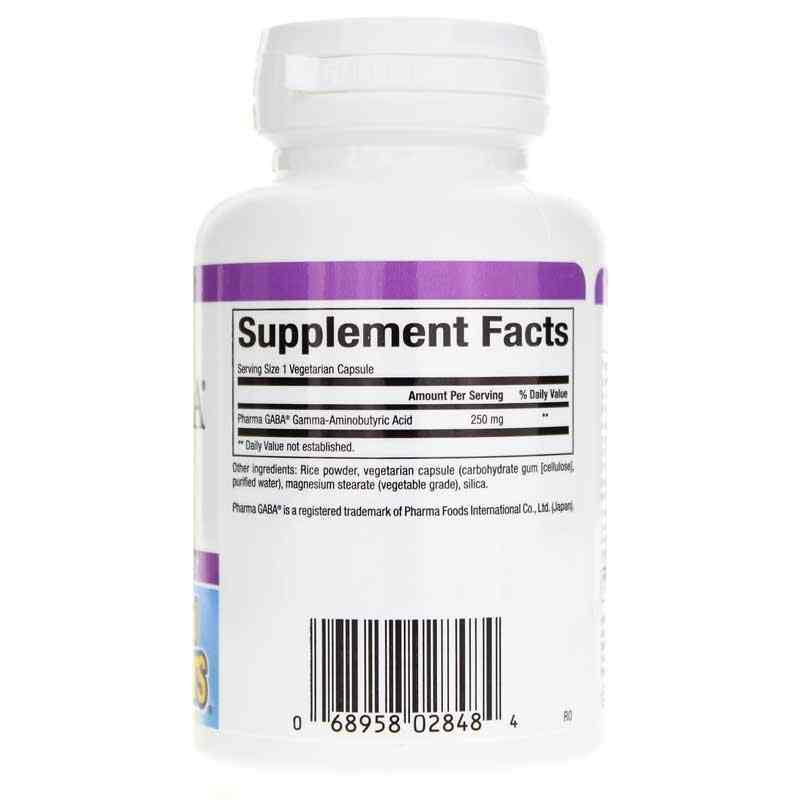 Stress-Relax Pharma GABA 250 Mg, by Natural Factors, image #2