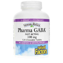Stress-Relax Pharma GABA Chewable, by Natural Factors
