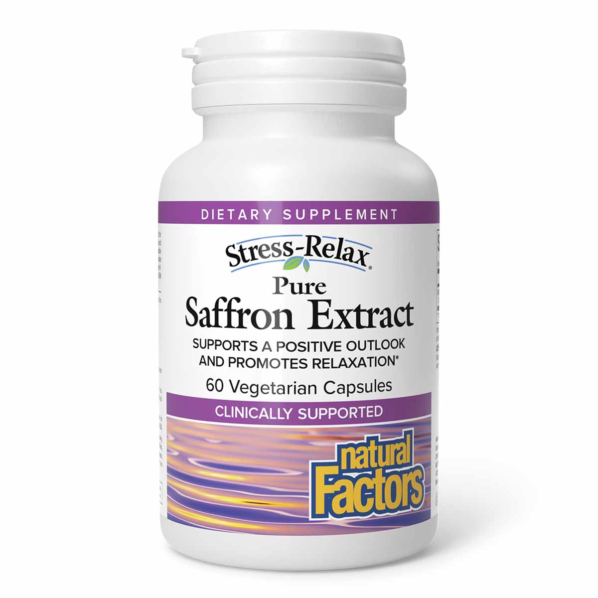 Stress-Relax Saffron Extract 60 Capsules, by Natural Factors