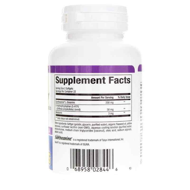 Stress-Relax Tranquil Sleep, 45 Enteric Coated Softgels, by Natural Factors, image #2