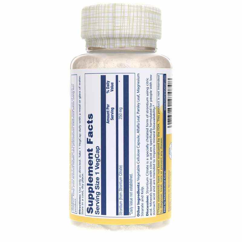 Strontium Citrate, by Solaray, image #3