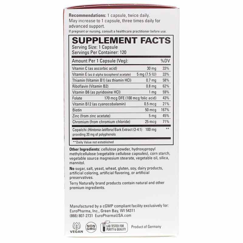 Sucontral D Blood Sugar Balance, 120 Capsules, by Terry Naturally, image #2