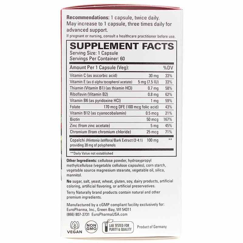 Sucontral D Blood Sugar Balance, 60 Capsules, by Terry Naturally, image #2