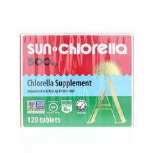 Sun Chlorella Tablets 500 Mg, 120 Tablets, by Sun Chlorella USA