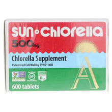 Sun Chlorella Tablets 500 Mg, 600 Tablets, by Sun Chlorella USA