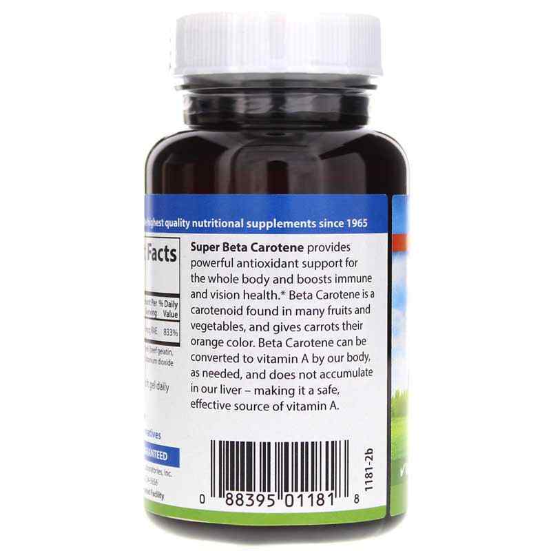 Super Beta Carotene, 100 Softgels, by Carlson Labs, image #3