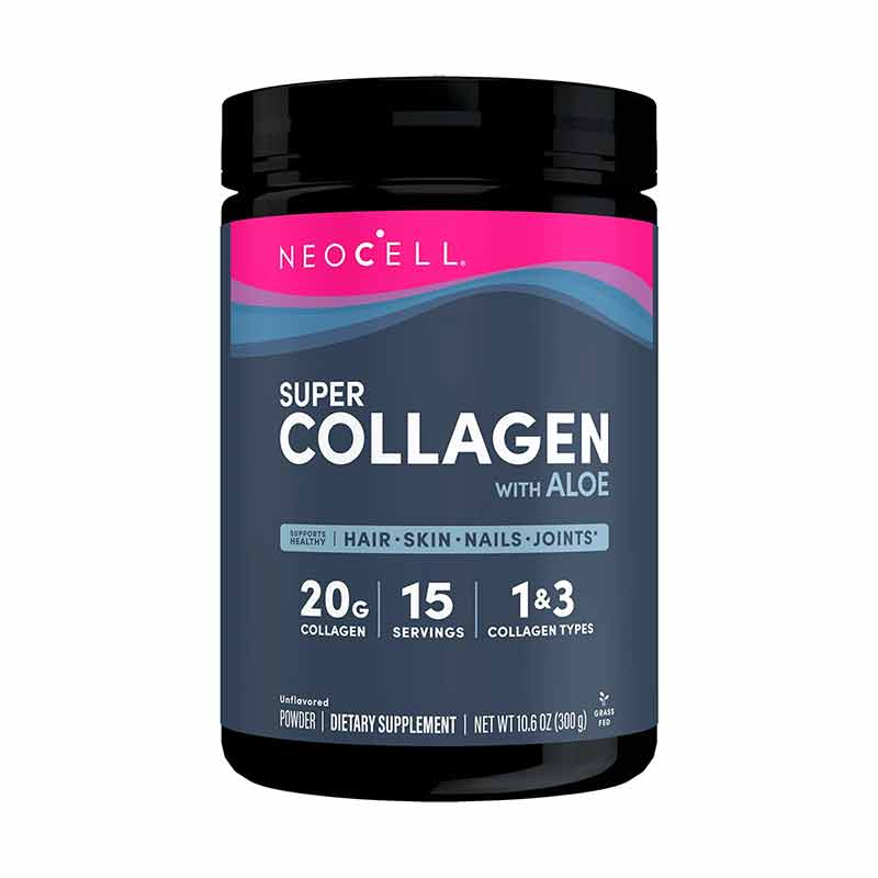 Super Collagen Powder with Aloe, 10.6 Oz, by NeoCell