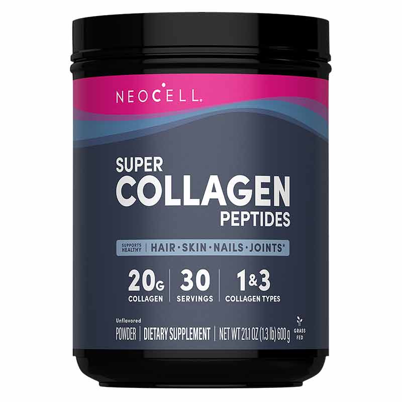 Super Collagen Peptides Unflavored, 21.1 Oz, by NeoCell