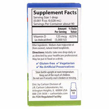 Super Daily D3 5000 IU Vitamin D Liquid, by Carlson Labs, image #3