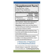 Super Daily D3 6000 IU Vitamin D Liquid, by Carlson Labs, image #3