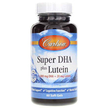 Super DHA plus Lutein, 60 Softgels, by Carlson Labs