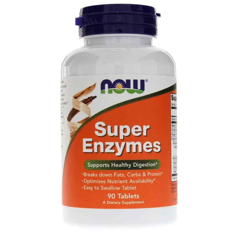 Super Enzymes Tablets, 90 Tablets, by NOW Foods