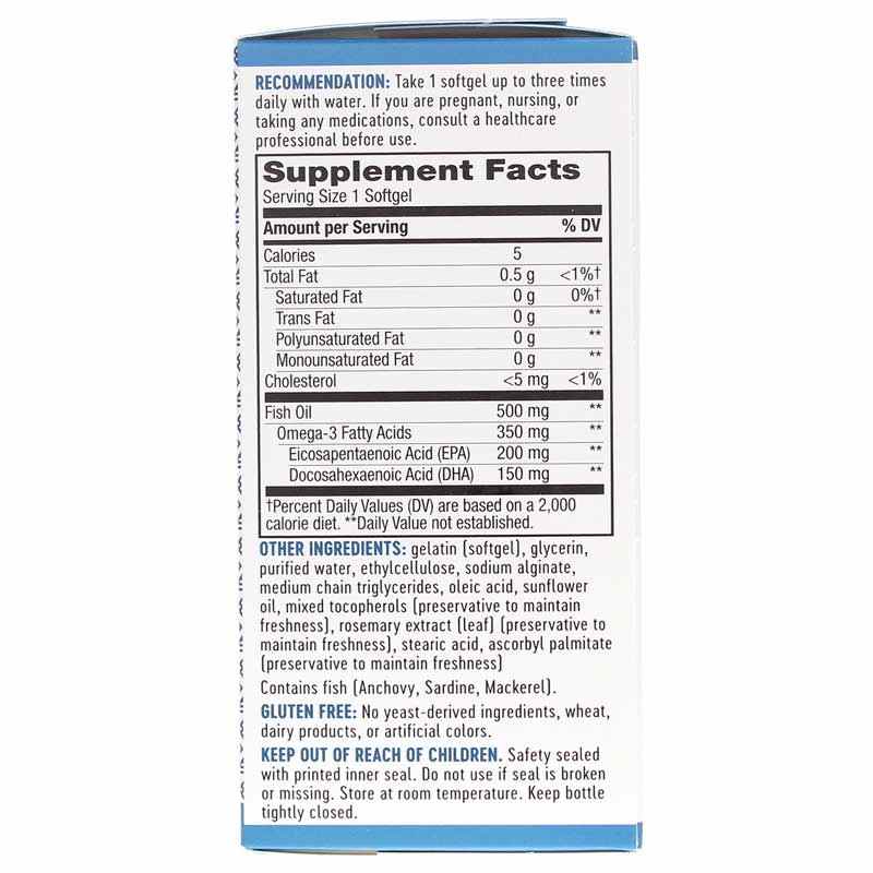 Super Fisol Enteric-Coated Fish Oil, 90 Softgels, by Natures Way, image #2