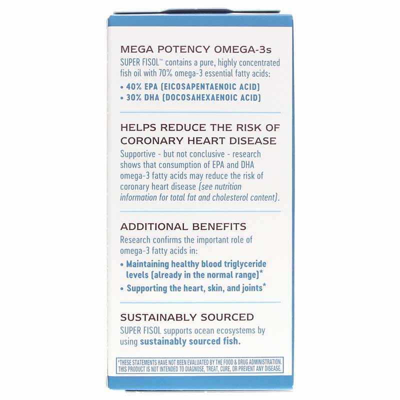Super Fisol Enteric-Coated Fish Oil, 90 Softgels, by Natures Way, image #3
