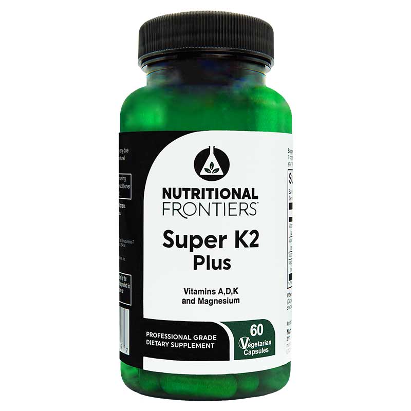 Super K2 Plus, 60 Veg Capsules, by Nutritional Frontiers
