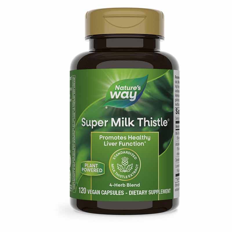 Super Milk Thistle, 120 Veg Capsules, by Natures Way