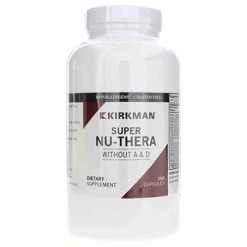 Super Nu-Thera without Vitamins A & D, by Kirkman