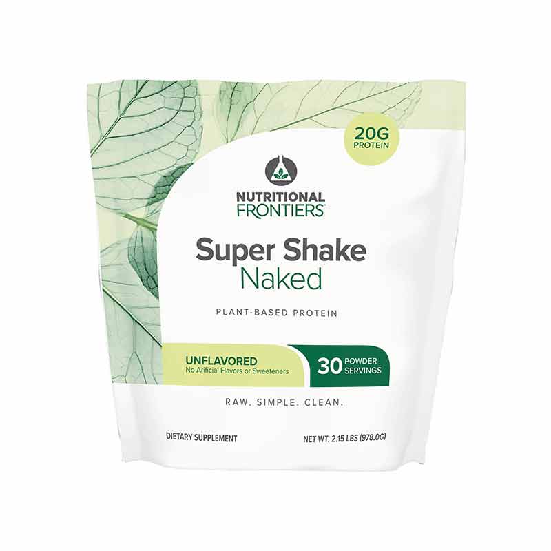 Super Shake Naked, Naked Unflavored, 30 Servings, by Nutritional Frontiers