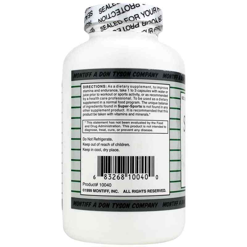 Super Sports Advanced Amino Acid Complex, 200 Capsules, by Montiff, image #3