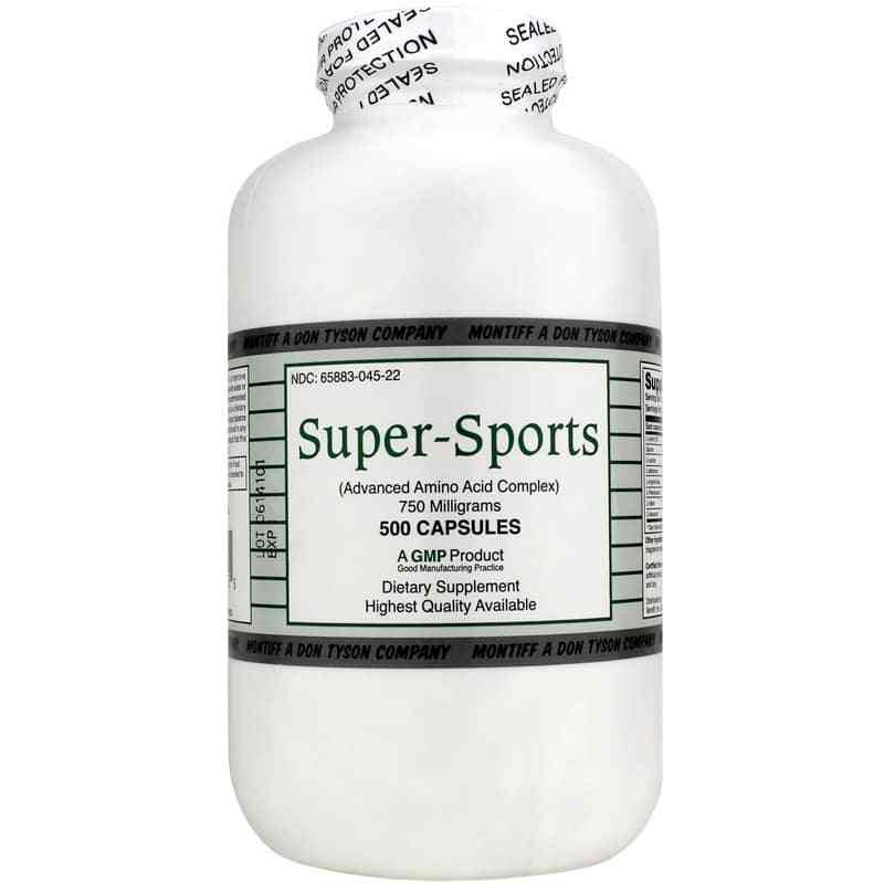 Super Sports Advanced Amino Acid Complex, 500 Capsules, by Montiff