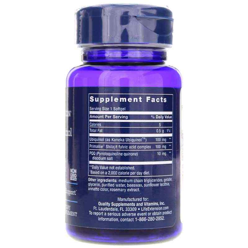 Super Ubiquinol CoQ10 with BioPQQ 100 Mg, by Life Extension, image #2