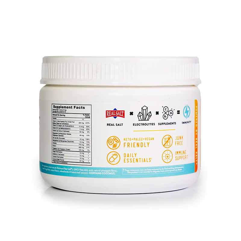 Supercharged Re-Lyte Immunity, Orange Pineapple, 45 Servings, by Redmond Life, image #2
