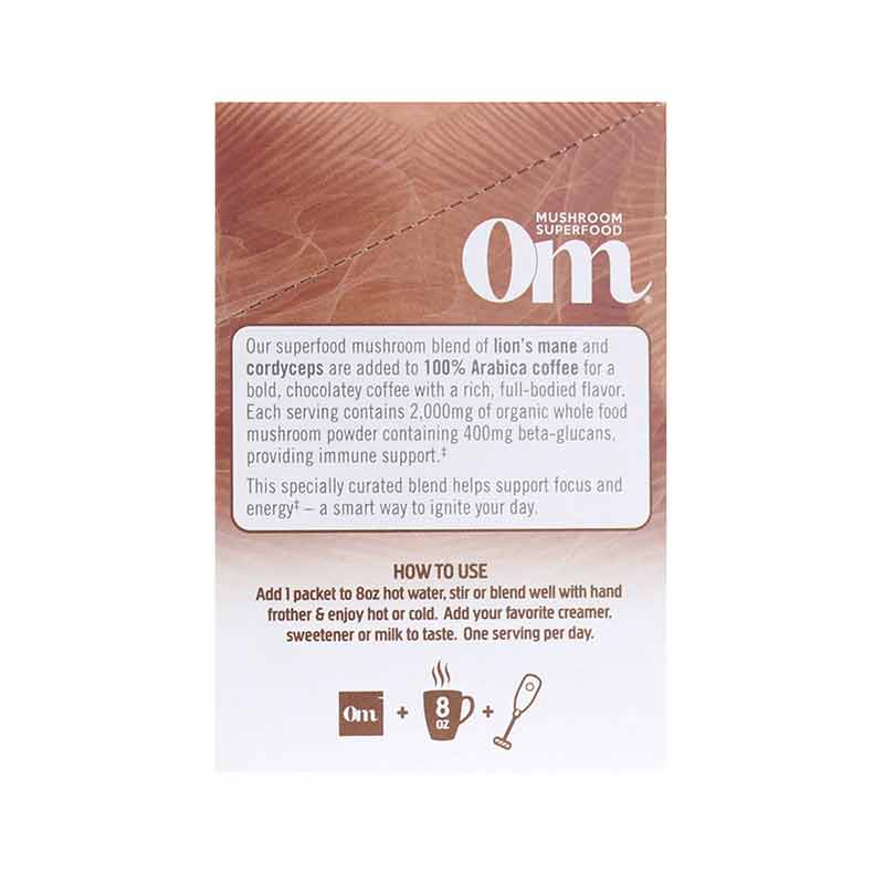 Superfood Mushroom Blend Coffee, 10 Packets, by Om Mushroom, image #3
