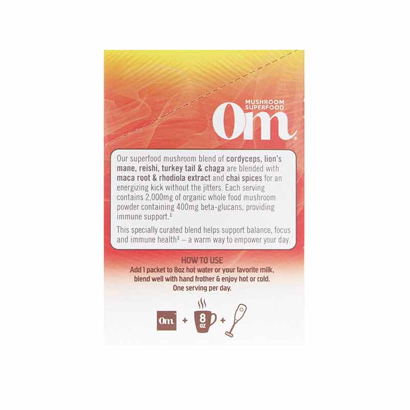 Superfood Mushroom Blend Morning Blend, 10 Packets, by Om Mushroom, image #3