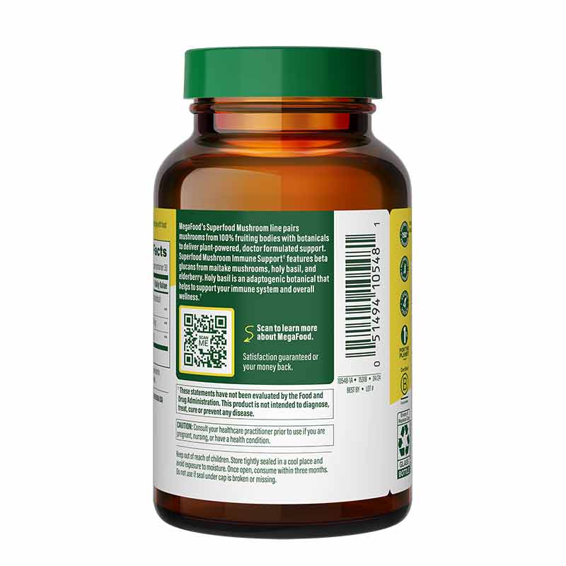 Superfood Mushroom Immune Support, by Megafood, image #3