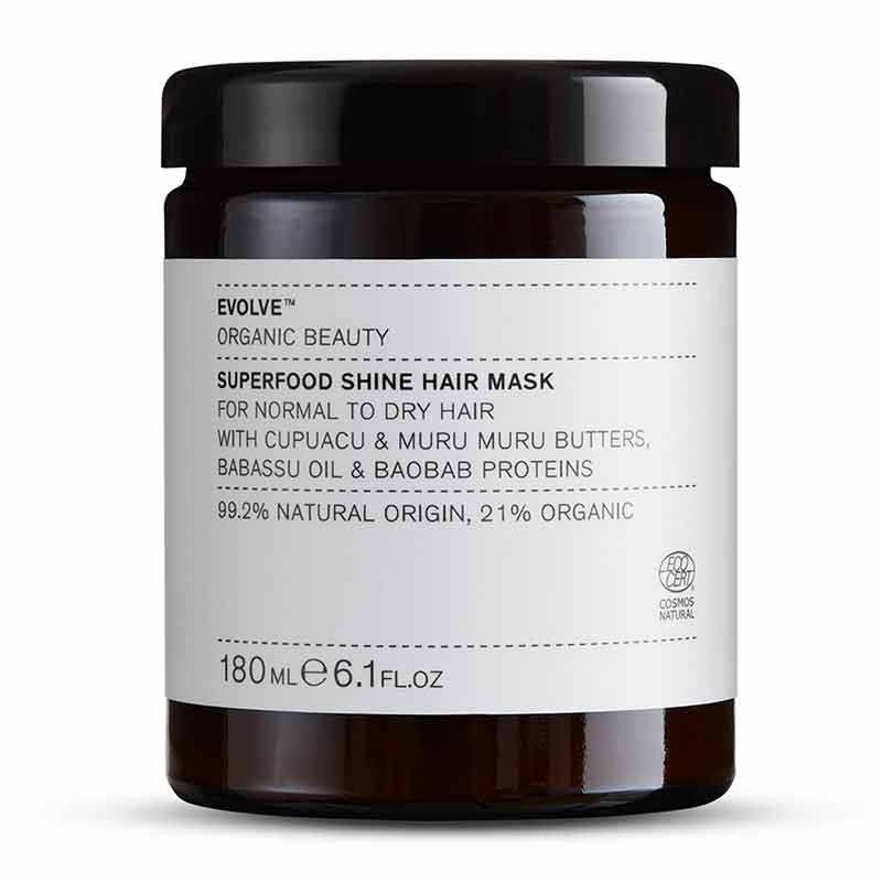 Superfood Shine Hair Mask, 6.1 Oz, by Evolve Organic Beauty