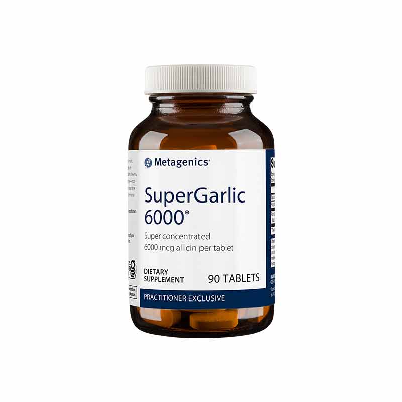 SuperGarlic 6000, 90 Tablets, by Metagenics