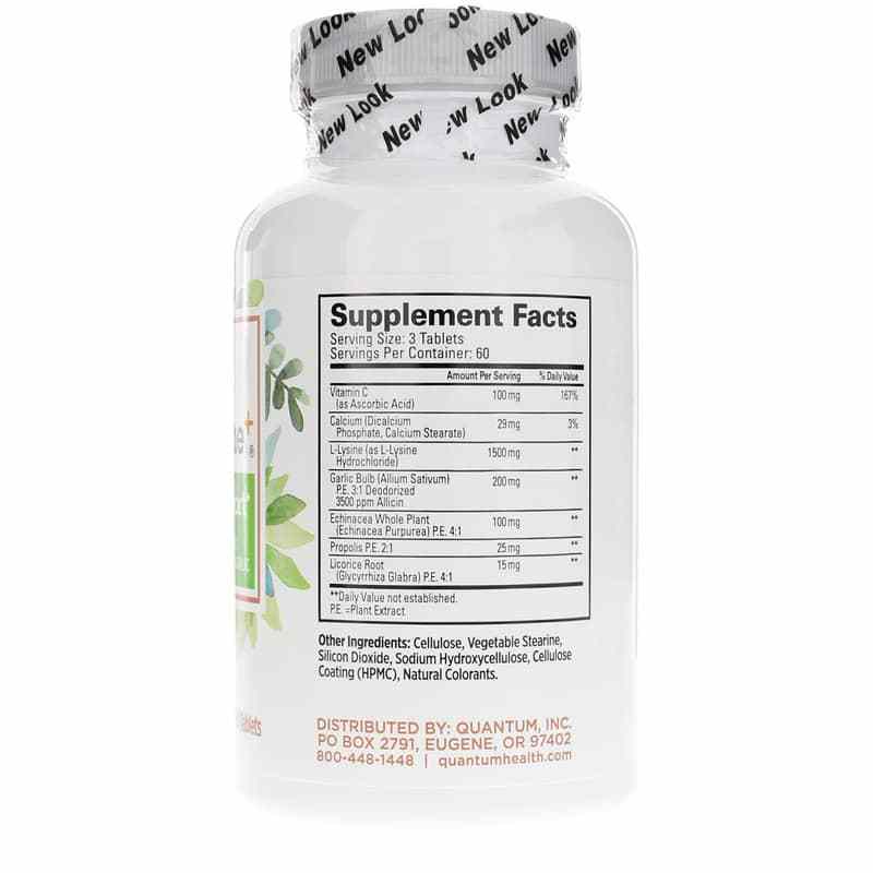 SuperLysine+ Immune Support, 180 Tablets, by Quantum Health, image #2