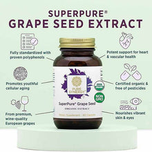 SuperPure Grape Seed Organic Extract Capsules, by Pure Synergy, image #3