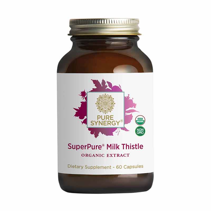 SuperPure Milk Thistle Organic Extract Capsules, by Pure Synergy