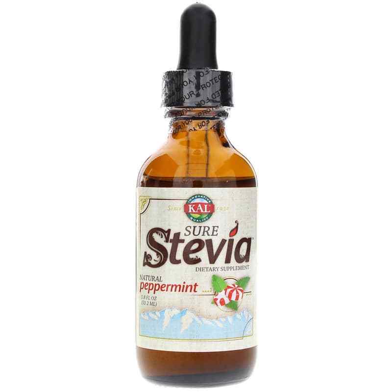 Sure Stevia Liquid, Peppermint, 1.8 Oz, by Kal