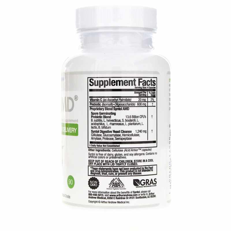 Syntol Advanced Microflora Delivery, 90 Capsules, by Arthur Andrew Medical, image #2