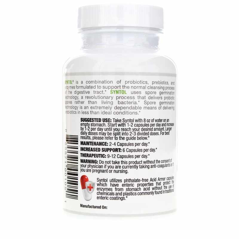 Syntol Advanced Microflora Delivery, 90 Capsules, by Arthur Andrew Medical, image #3