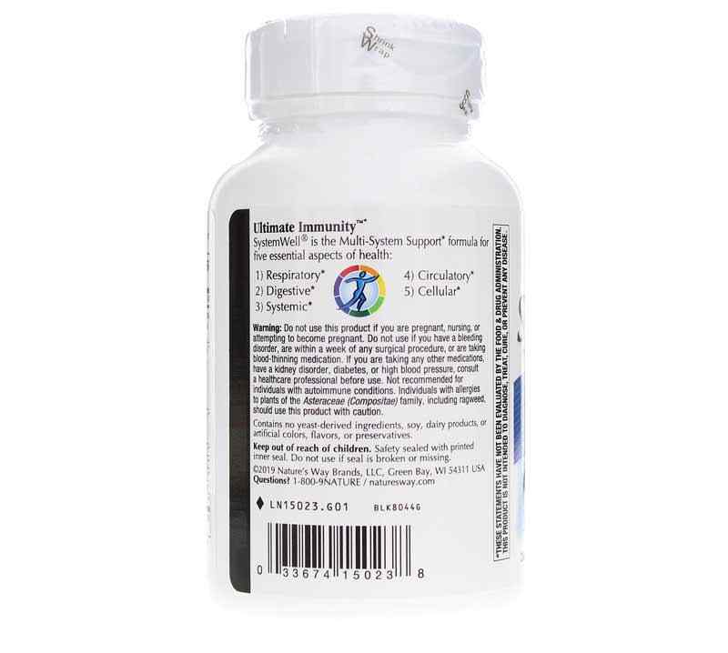 SystemWell Ultimate Immunity, 90 Tablets, by Natures Way, image #3