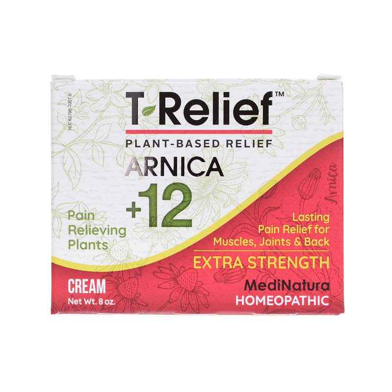 T-Relief Arnica +12 Extra Strength Pain Cream, 8 Oz, by MediNatura