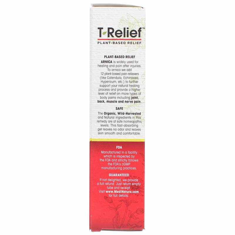 T-Relief Arnica +12 Extra Strength Pain Relief Gel, by MediNatura, image #3