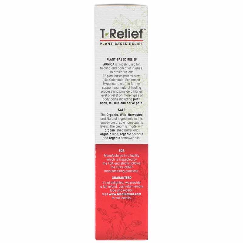 T-Relief Arnica +12 Pain Relief Cream, 4 Oz, by MediNatura, image #3